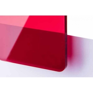 TroGLASS Color 3,0 mm Plexi Fényes Piros (1 réteg) akril lemez 606 x 1216 mm / 117131 (kültéri)
